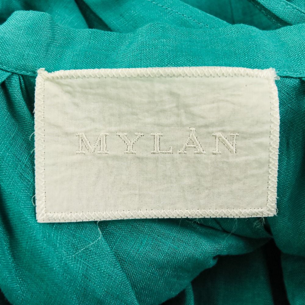 美品 23SS MYLAN マイラン Volume Sleeve Maxi Dress リネン