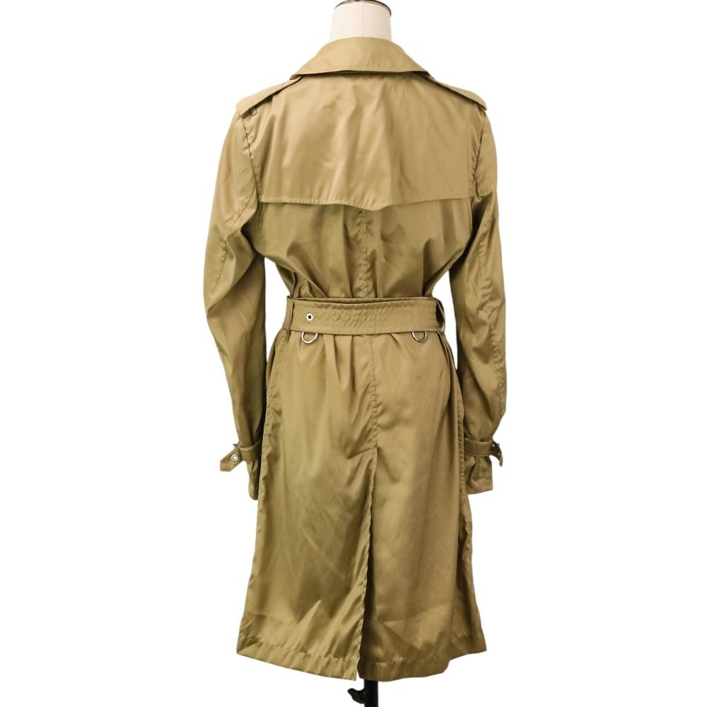 美品 BURBERRY バーバリー KENSINGTON ナイロン トレンチ コート UK8