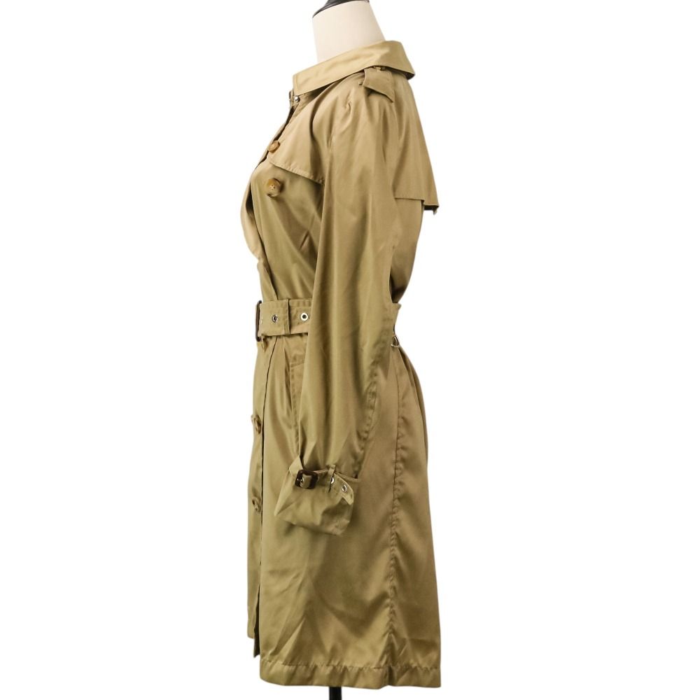 トレンチコート　burberry 古着　used 美品 BURBERRY バーバリー KENSINGTON ナイロン トレンチ コート UK8