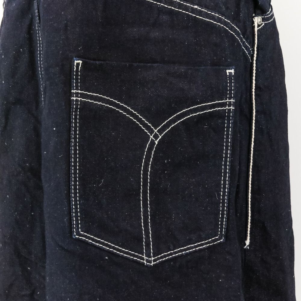 美品 mina perhonen ミナペルホネン always リネンブレンド デニム
