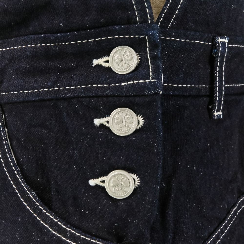 美品 mina perhonen ミナペルホネン always リネンブレンド デニム