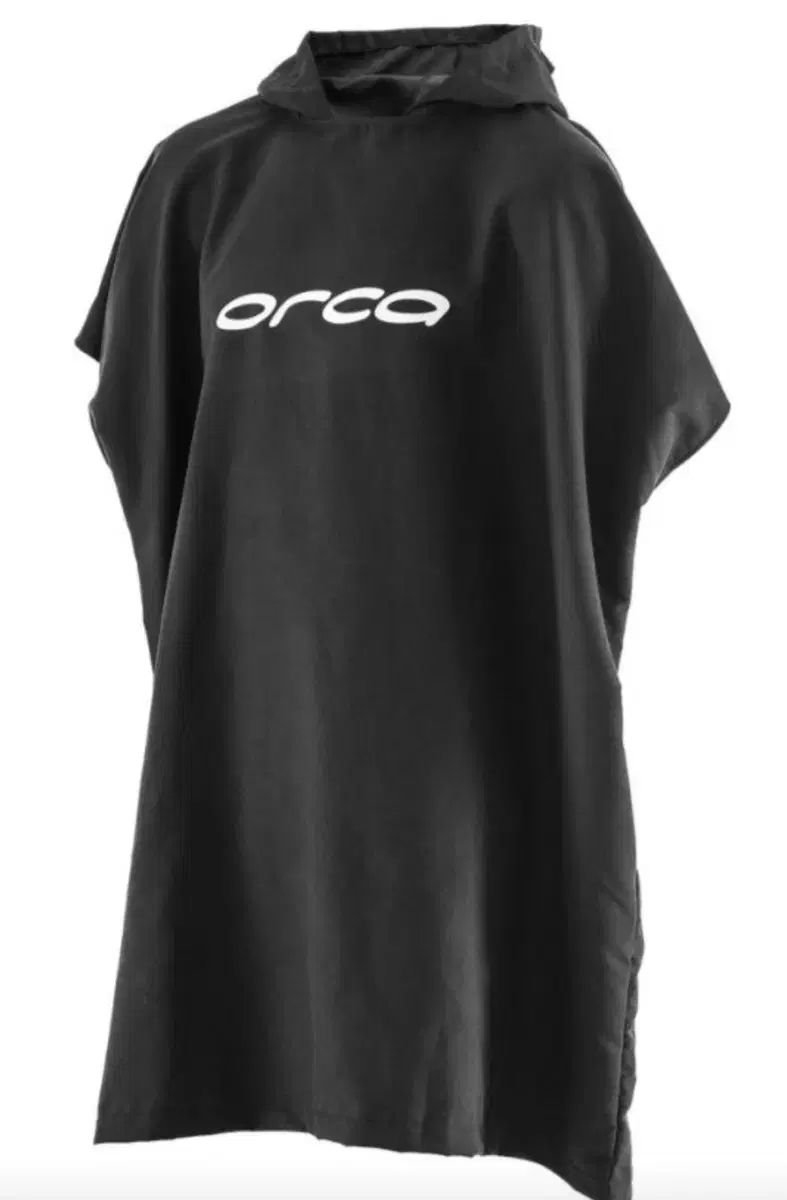 Orca ポンチョタオル ビーチタオル ブラック