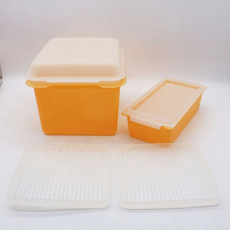 未使用・ 新古品 Tupperware タッパーウェア パンケース (小)すのこ