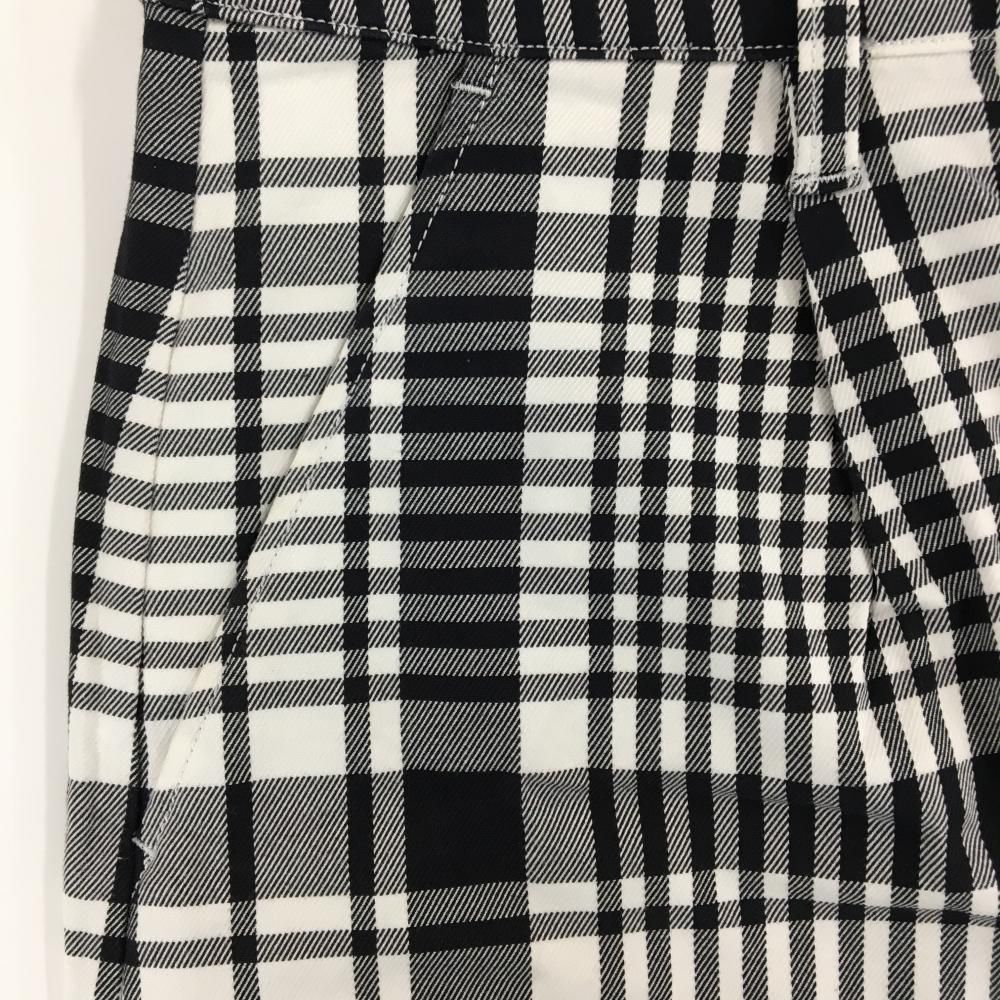 美品】パーリーゲイツ スカート 黒×白 チェック レディース 00(XS