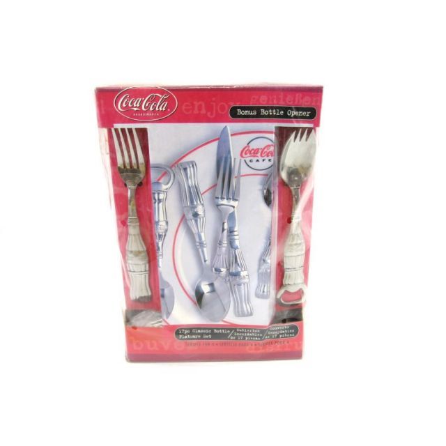 Coca-Cola 17 Piece Classic Bottle Flatware Set コカ・コーラ ∠UK2533