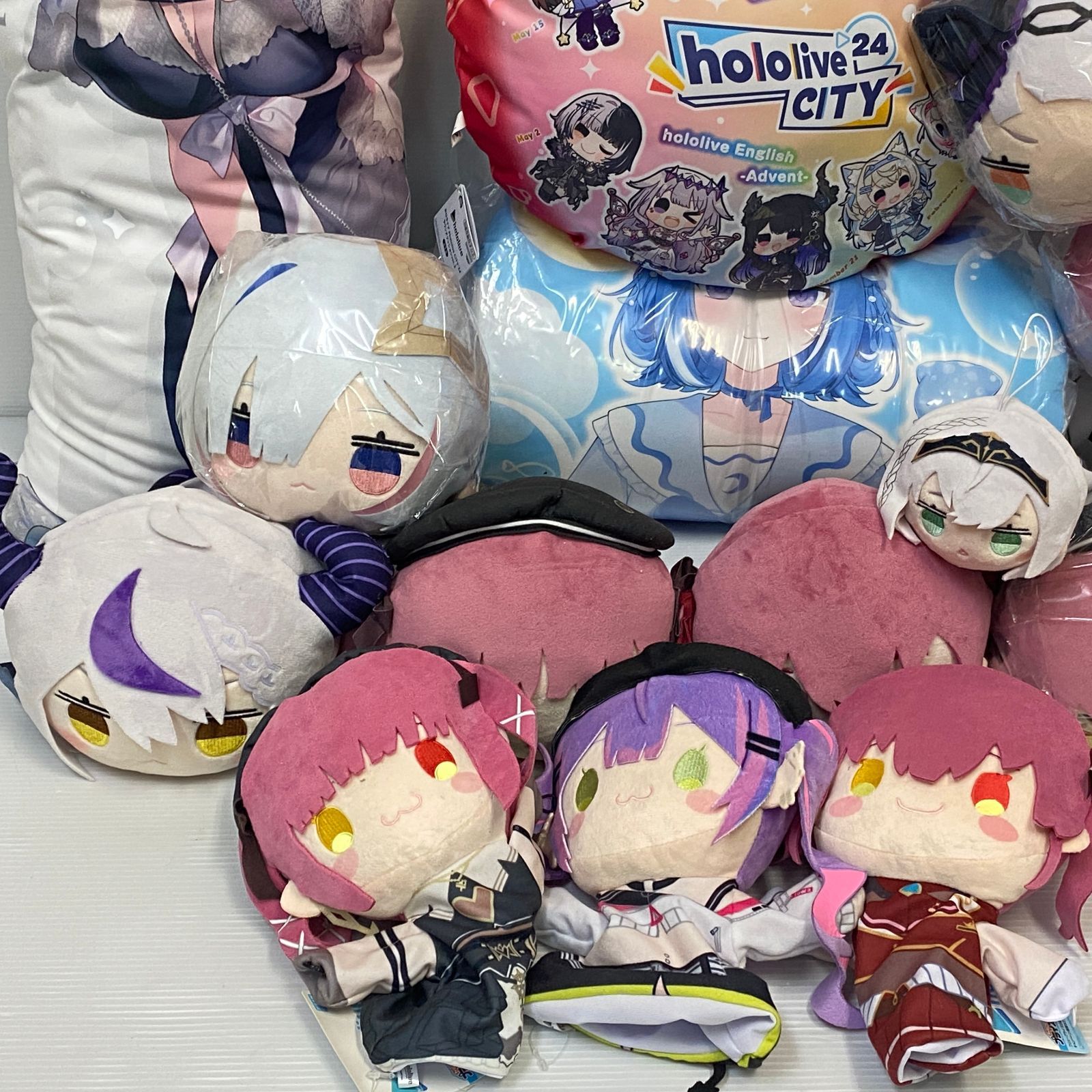△140 hololive ホロライブ クッション ぬいぐるみ まとめ 中古品