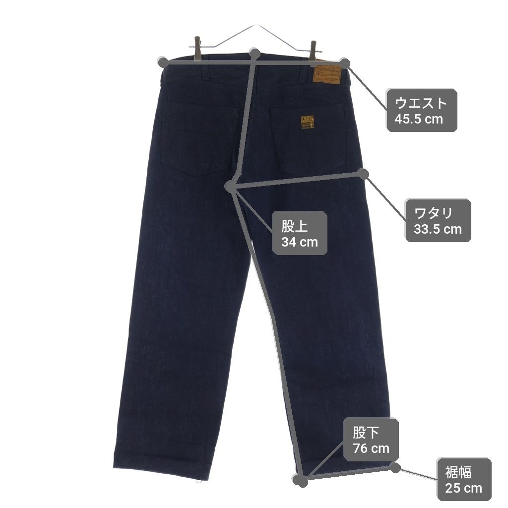 TROPHY CLOTHING (トロフィークロージング) 1706 W Knee Garage Denim