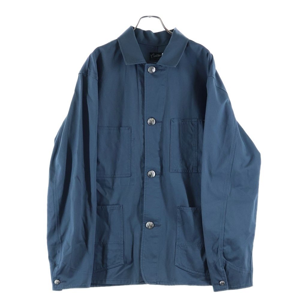 TROPHY CLOTHING (トロフィークロージング) ×CANVAS STEEL BLUE CHORE JACKET キャンバス 14周年記念 マルチポケット チョアジャケット カバーオール ブルー TR-CV501