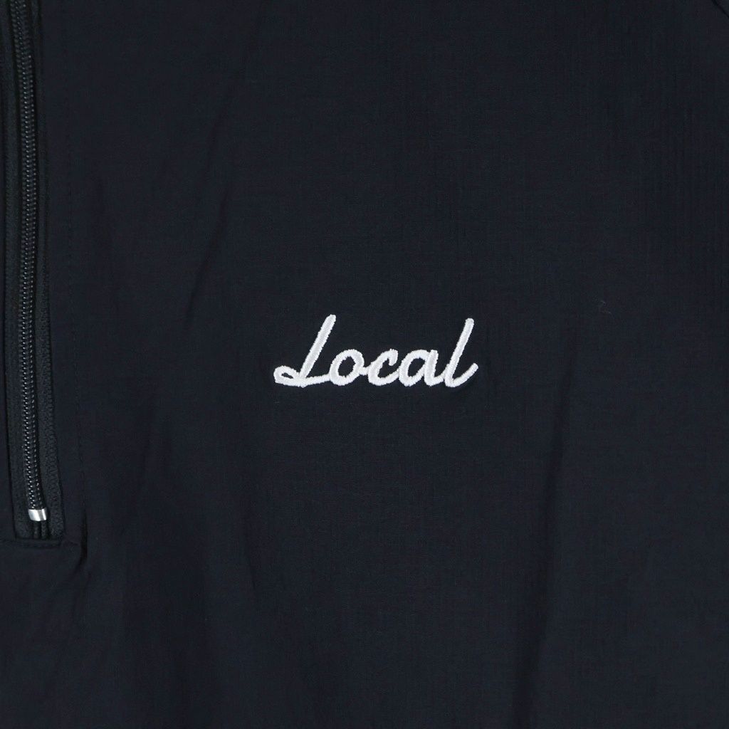 NO BRAND ノーブランド Local Golf ローカルゴルフ Convertible Stretch Nylon JKT ロゴ刺繍 コンバーチブル ストレッチ ハーフジップ プルオーバージャケット LG-054JK-24 NO BRAND (ノーブランド) Local Golf ローカルゴルフ Convertible