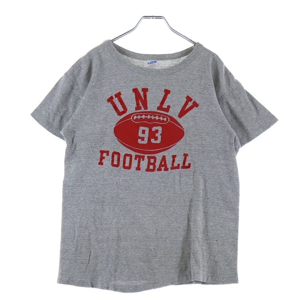 お値引きします　80s90sChampion フットボールTシャツ　染み込み４段 お値引きします 80s90sChampion フットボールTシャツ 染み込み4段 80s