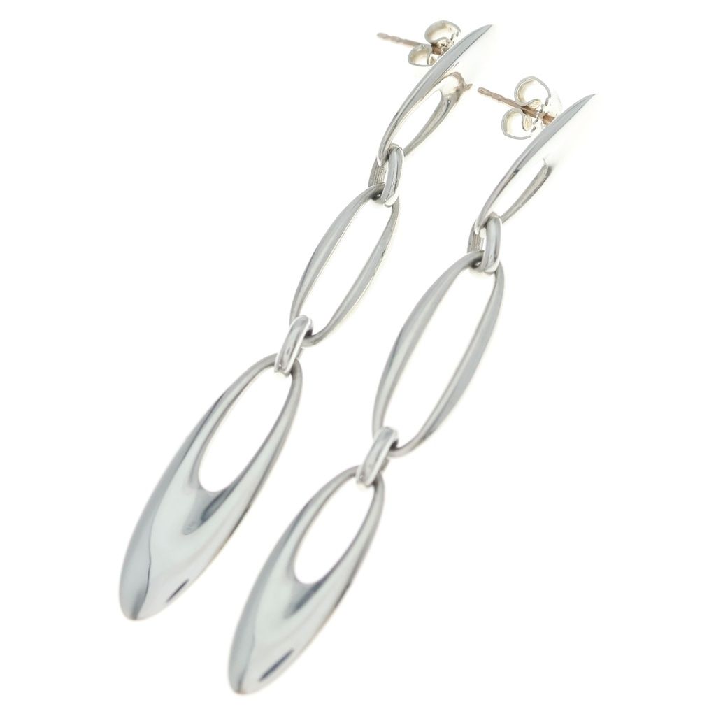 Georg Jensen (ジョージジェンセン) ゼファー ロングピアス シルバー