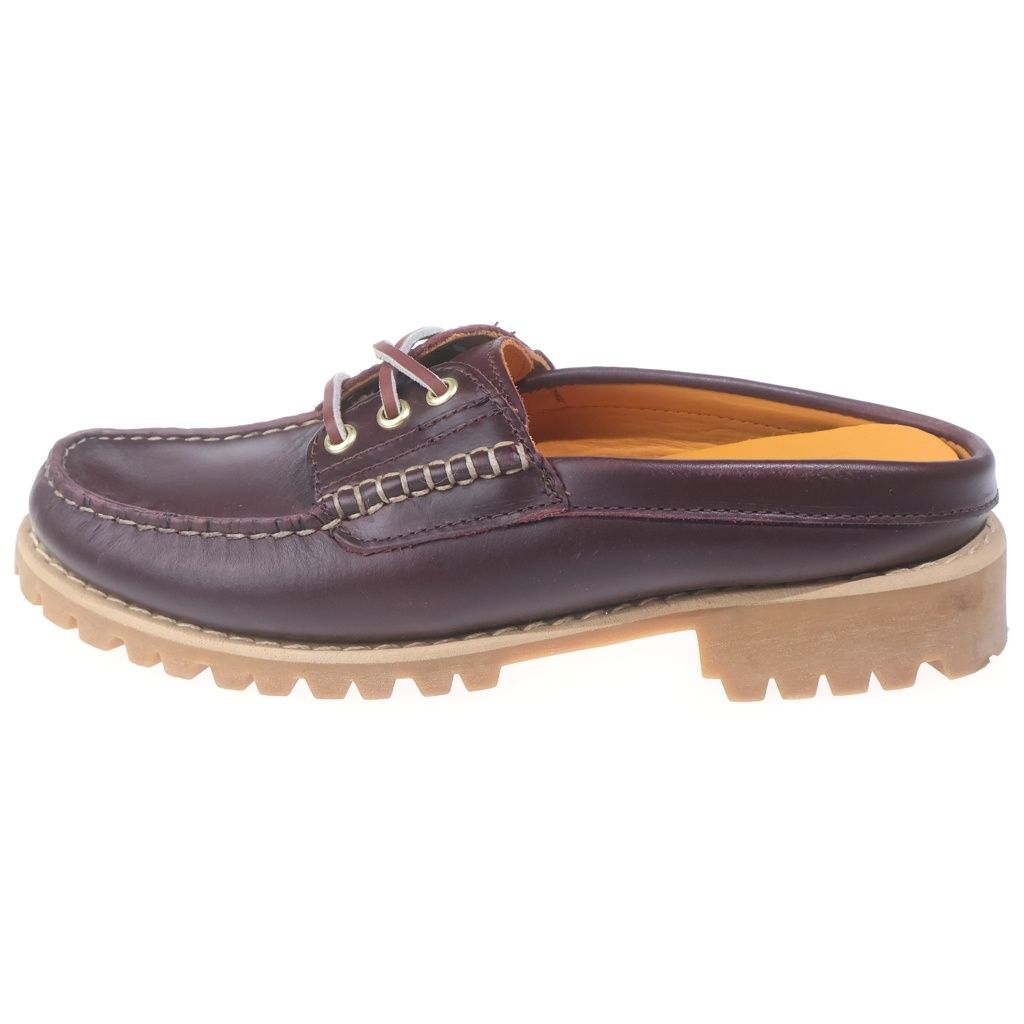 Timberland (ティンバーランド) 3 Eye Vibram Sole Mule スリーアイ ビブラム ソール ミュール バーガンディ ブラウン US7/25cm TB0A6ETDEIW