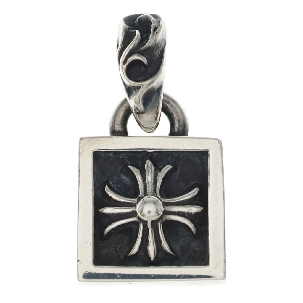 CHROME HEARTS (クロムハーツ) FRAMED CH PLUS フレームドCHプラス チャーム ペンダントトップ シルバー BCA271 78,650円