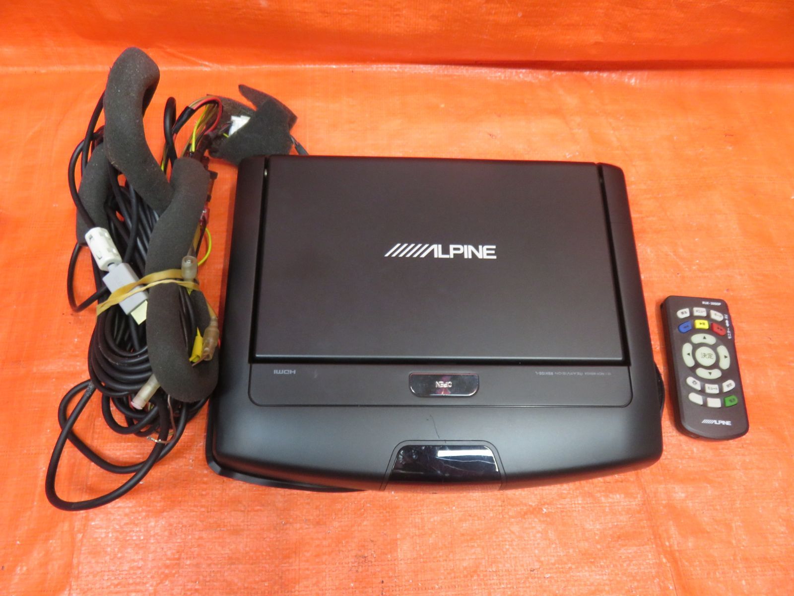 LF956* 保証付 アルパイン 10.1インチ フリップダウンモニター WSVGA