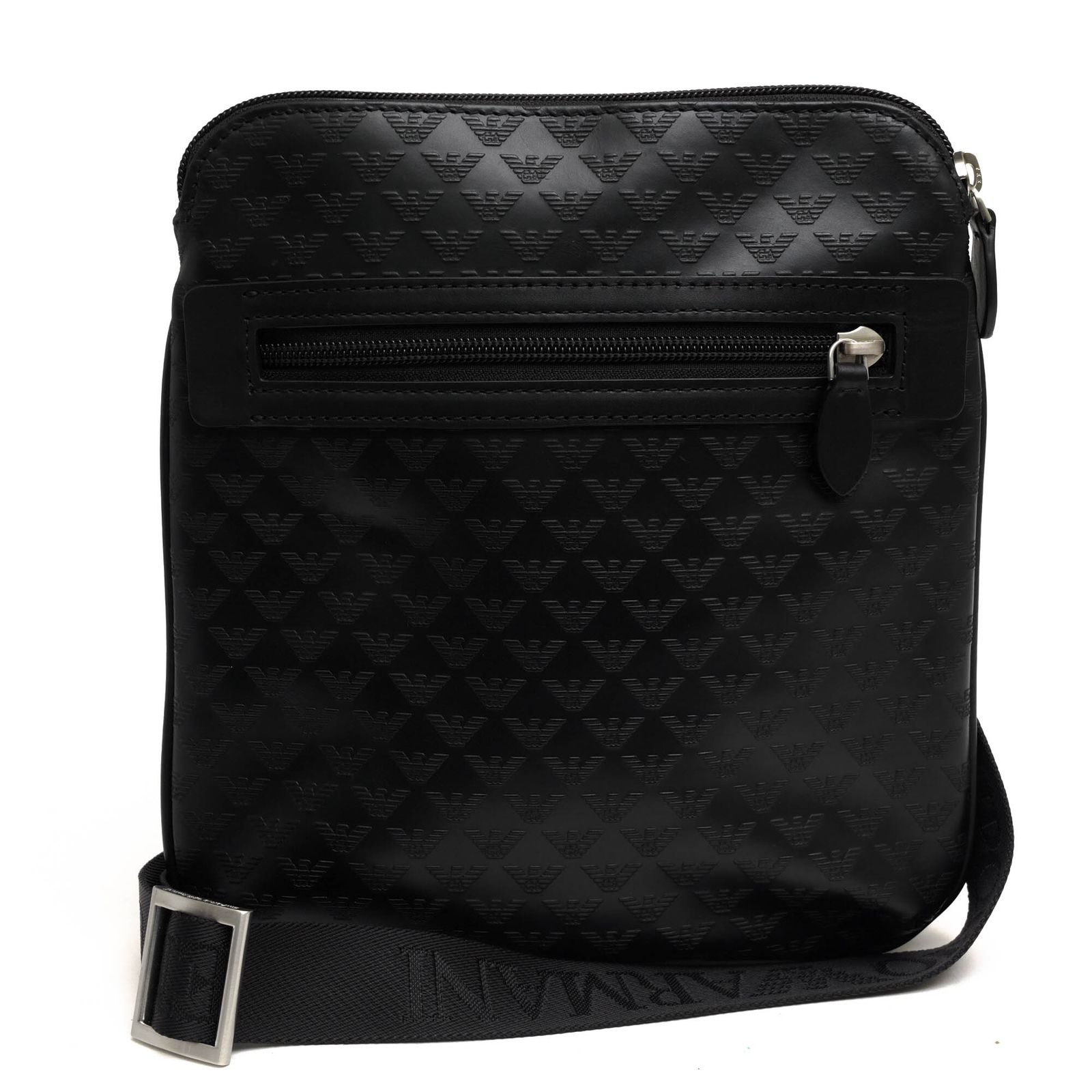 アルマーニ／EMPORIO ARMANI バッグ ショルダーバッグ 鞄 メンズ 男性 男性用 レザー 革 本革 ブラック 黒  YC043 Y4M167 PIATTINA VITELLO STAMPA ALL OV イーグルロゴ アルマーニ／EMPORIO ARMANI バッグ ショルダーバッグ 鞄 メンズ 男性