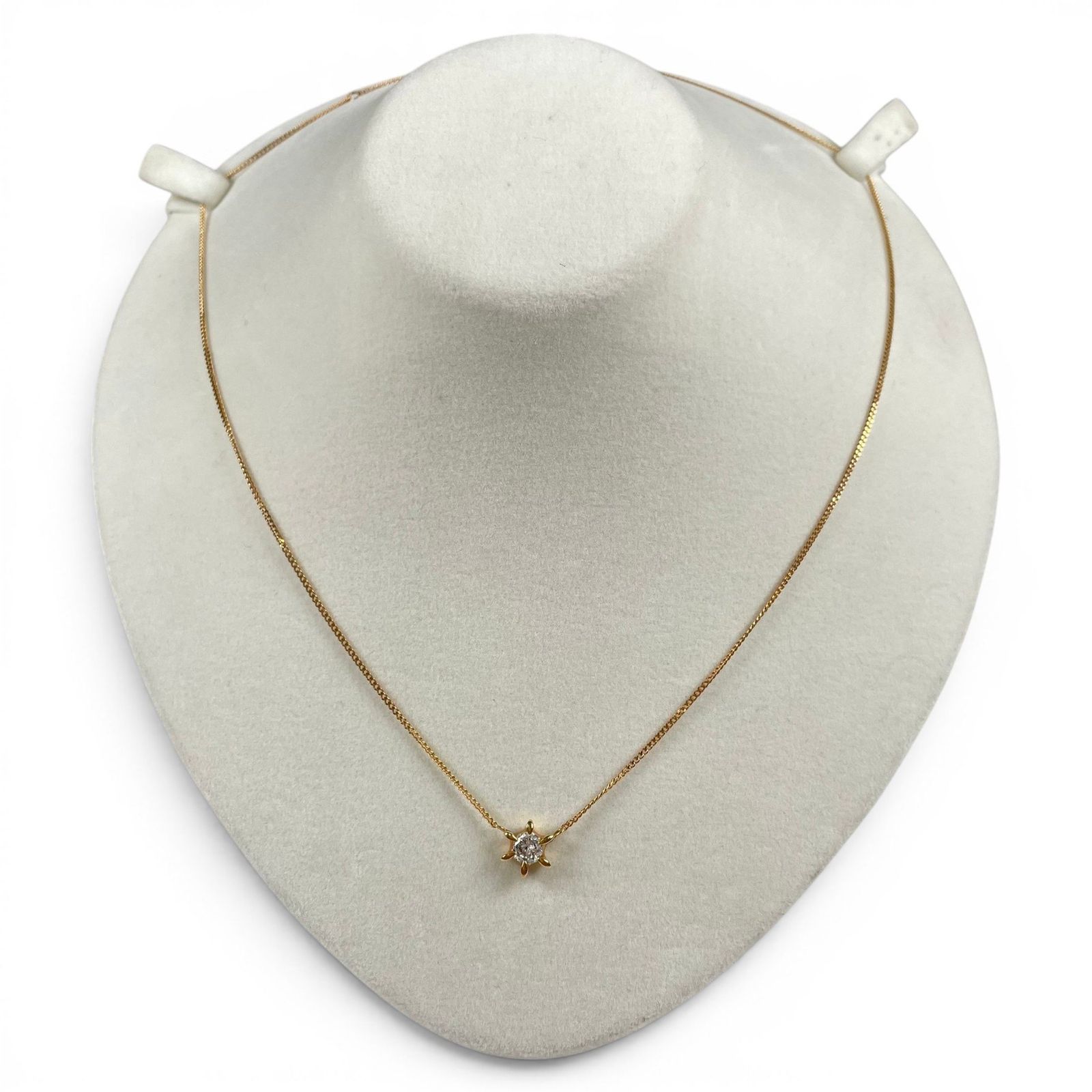 K18 ダイヤネックレス ダイヤ0.31ct 総重量約2.1g 46,200円