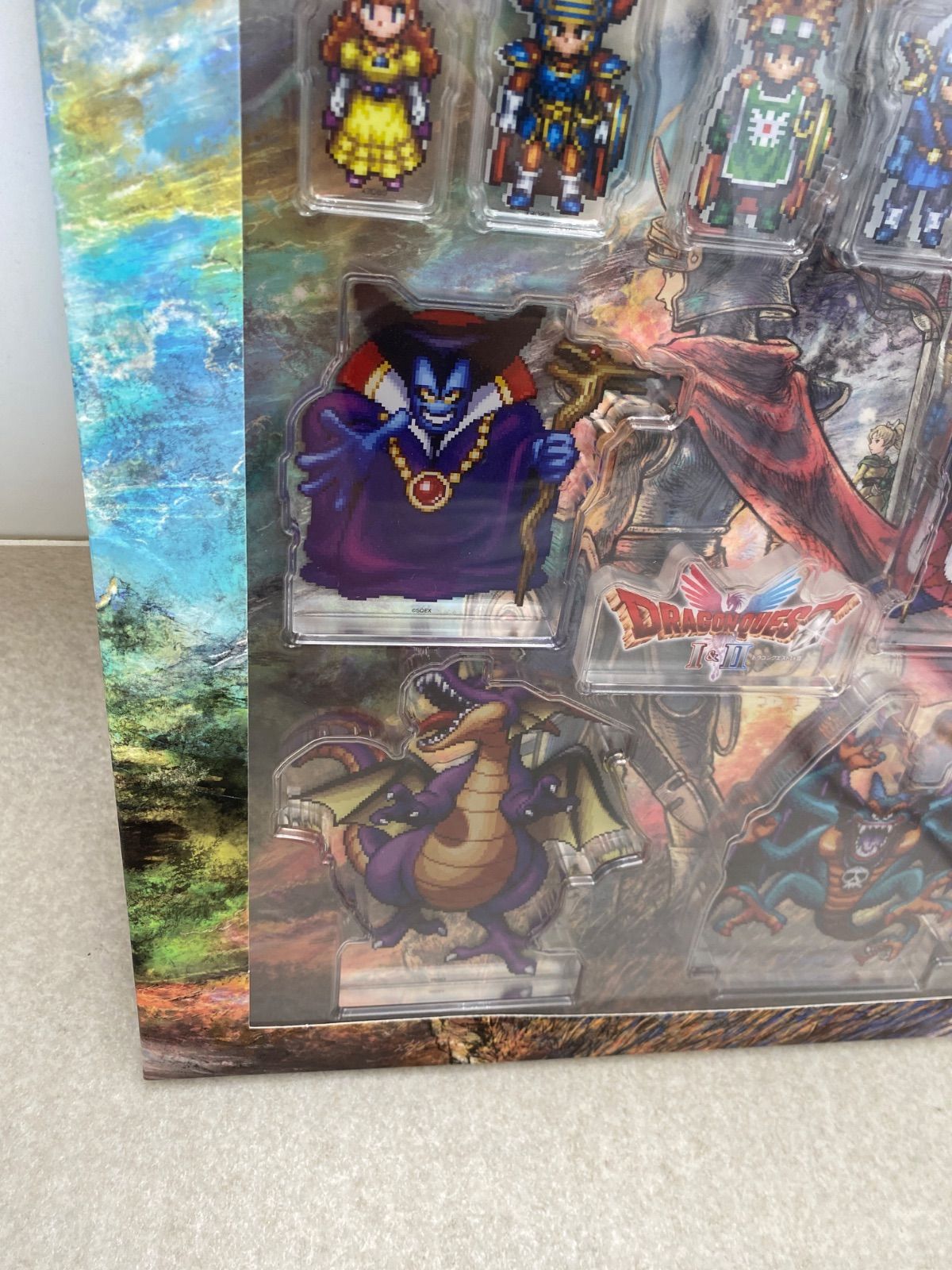 ドラゴンクエストI＆II アクリルブロックコンプリートセット ロトの盾