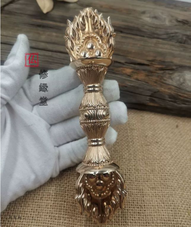 【修縁堂】真言宗 法器 密教法具 宝珠杵 仏教工芸品 16CM 修縁堂】真言宗 法器 密教法具 宝珠杵 仏教工芸品 16CM - メルカリ