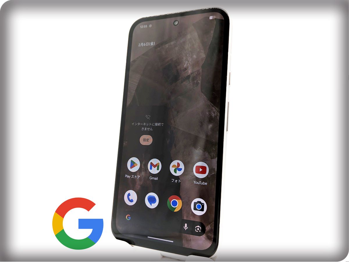 ■極美品■Google/グーグル■Pixel 8a■128GB■ネットワーク利用制限〇■SIMフリー■ポーセリン■初期化済み■バッテリー正常■zhh335m