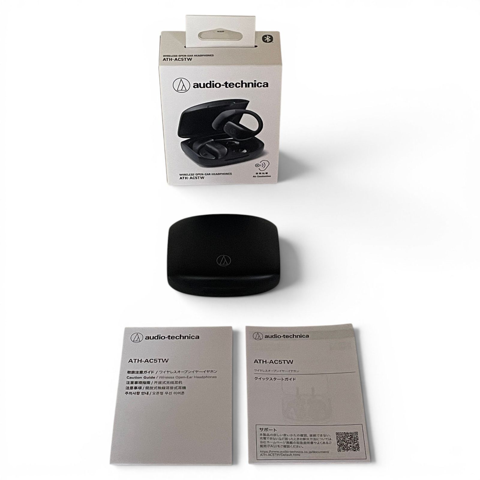 △ オーディオテクニカ audio-technica ATH-AC5TW ブラック ワイヤレス 