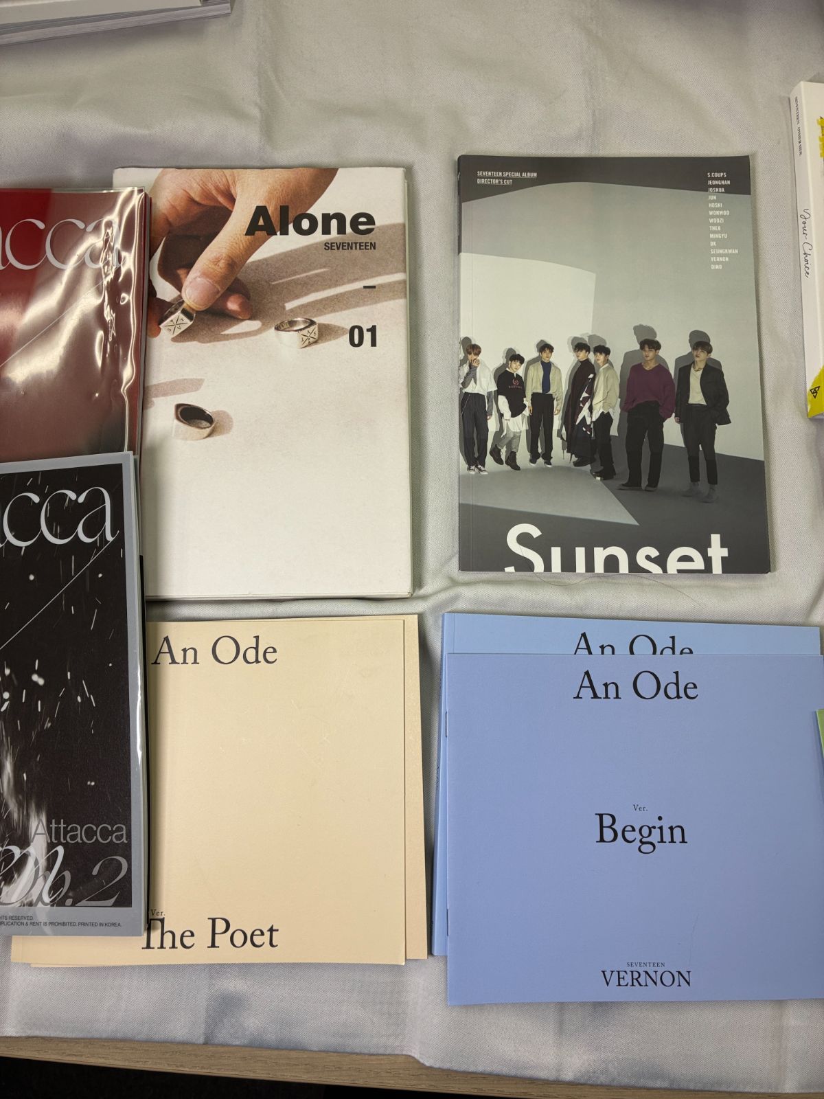 写真の現状渡し】SEVENTEEN アルバムフォトブック・ブックレット 大量