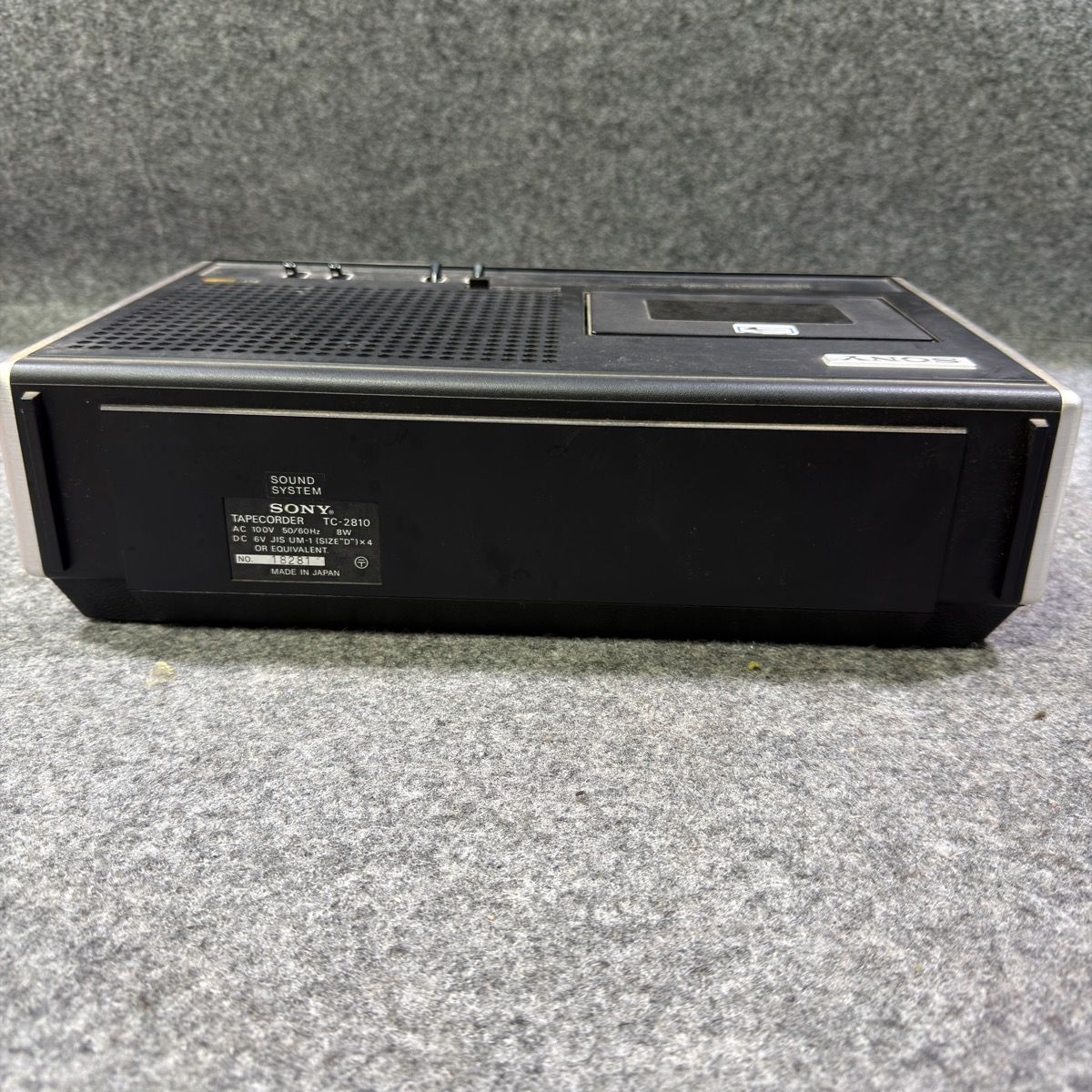再生確認済】SONY TC-2810 ステレオカセットコーダー 1975年発売 当時