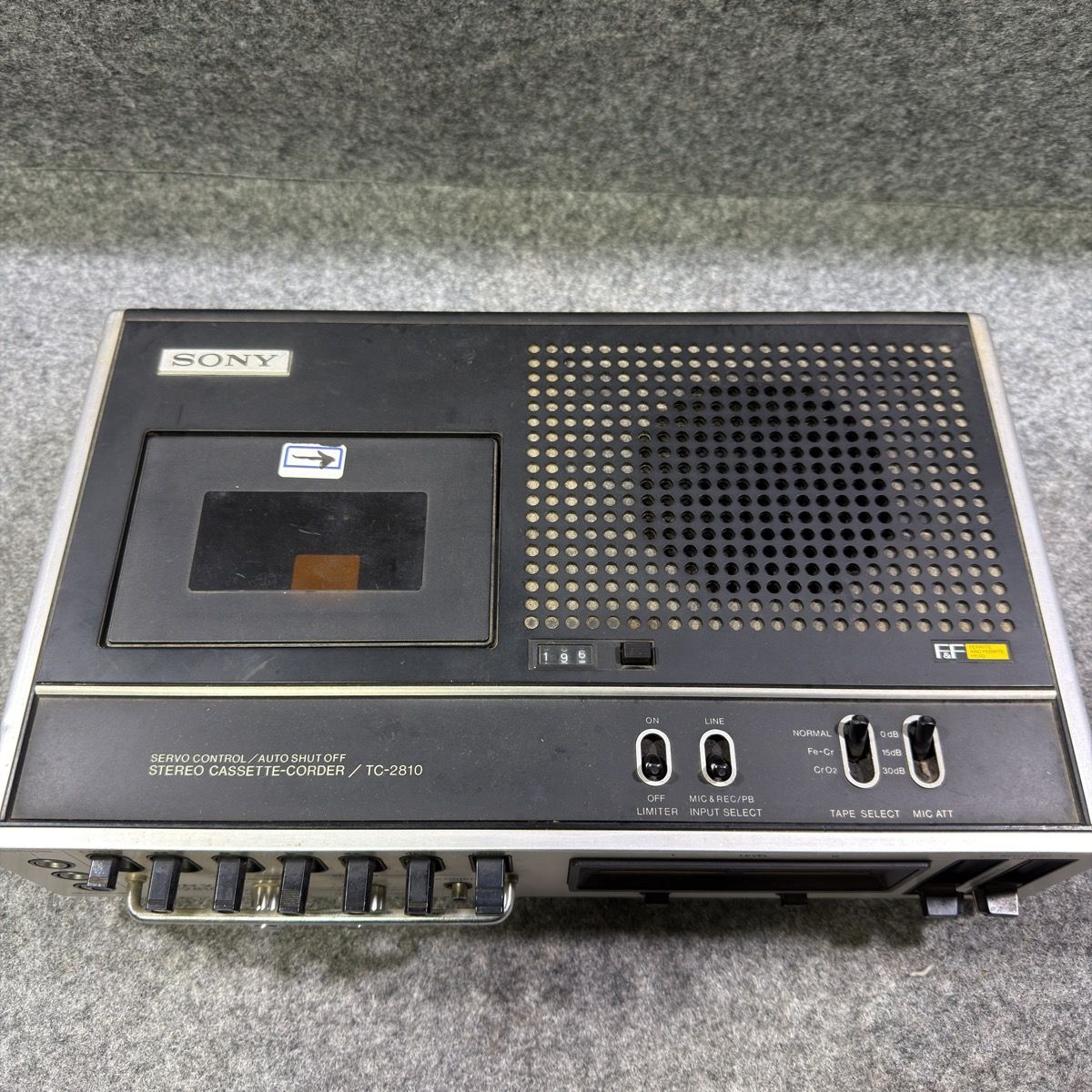 ●●SONY TC-2810 ステレオカセットコーダー、動作品（一部難有り） 再生確認済】SONY TC-2810 ステレオカセットコーダー 1975年発売 当時