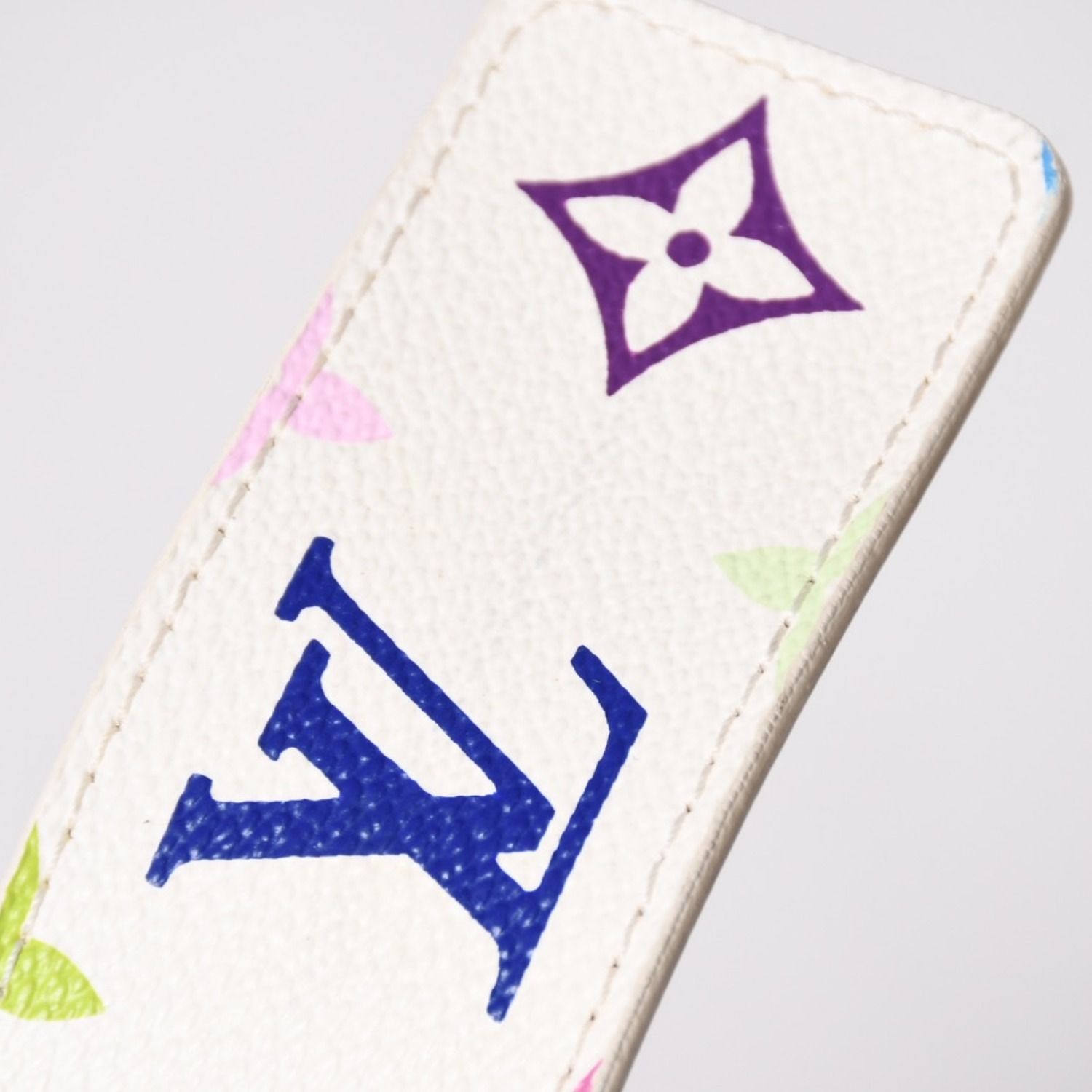 LOUIS VUITTON ルイヴィトン サンチュール ベルト M9627 PVC ホワイト