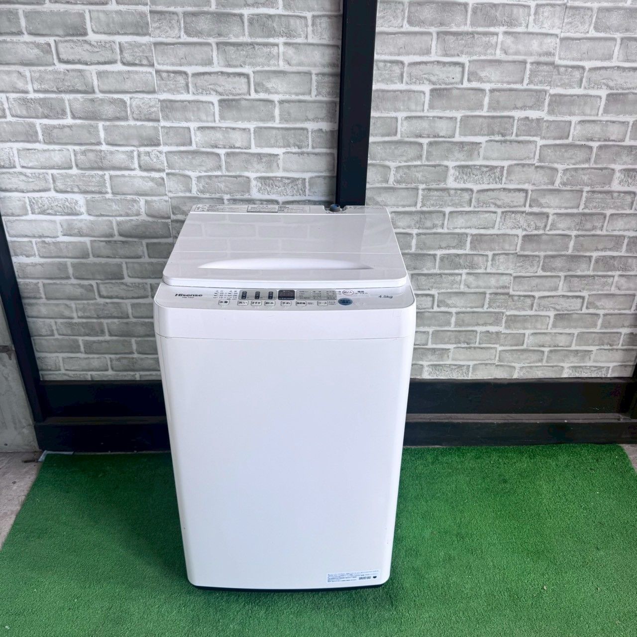 ハイセンス Hisense 洗濯機 2022年製 縦型洗濯機 4.5kg ホワイト