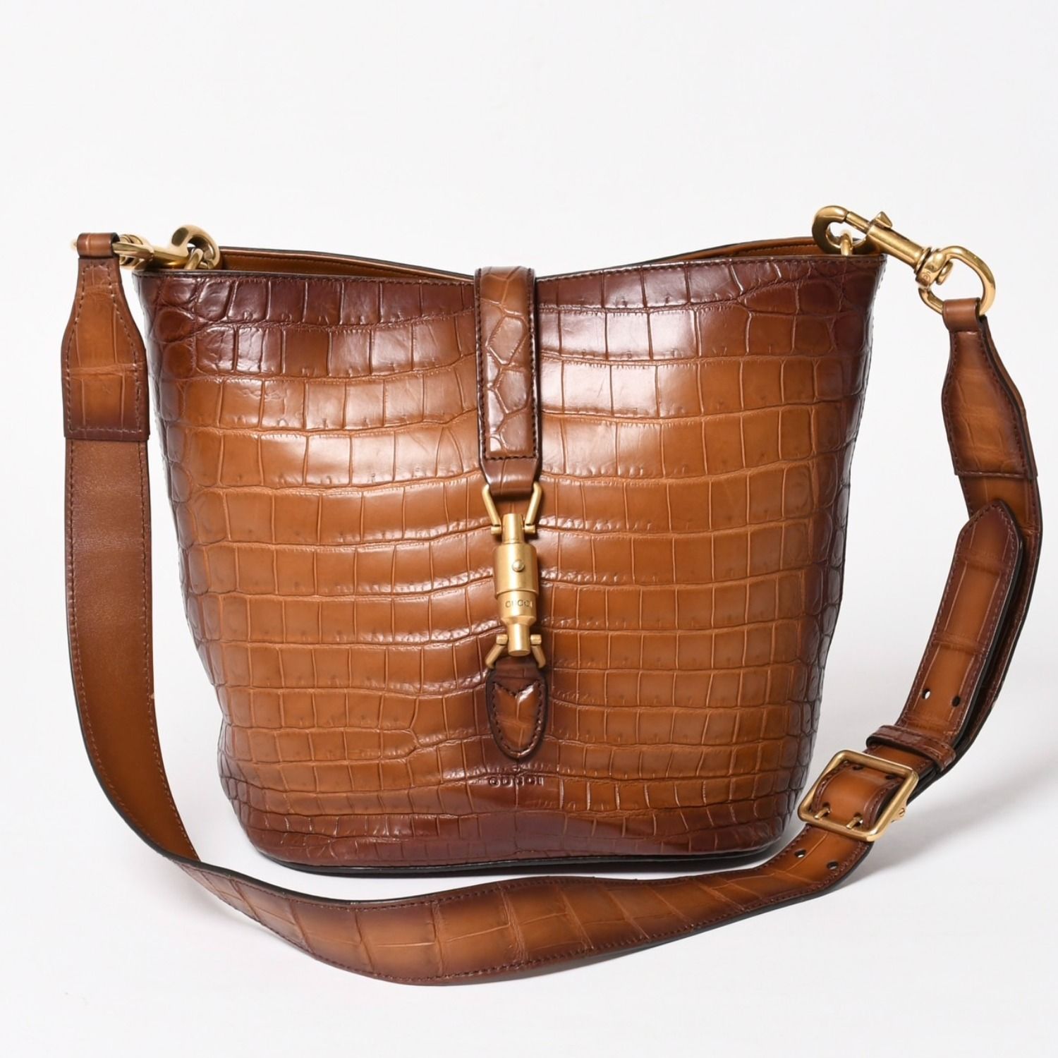 極美品 GUCCI グッチ ショルダーバッグ バケットバッグ クロスボディ