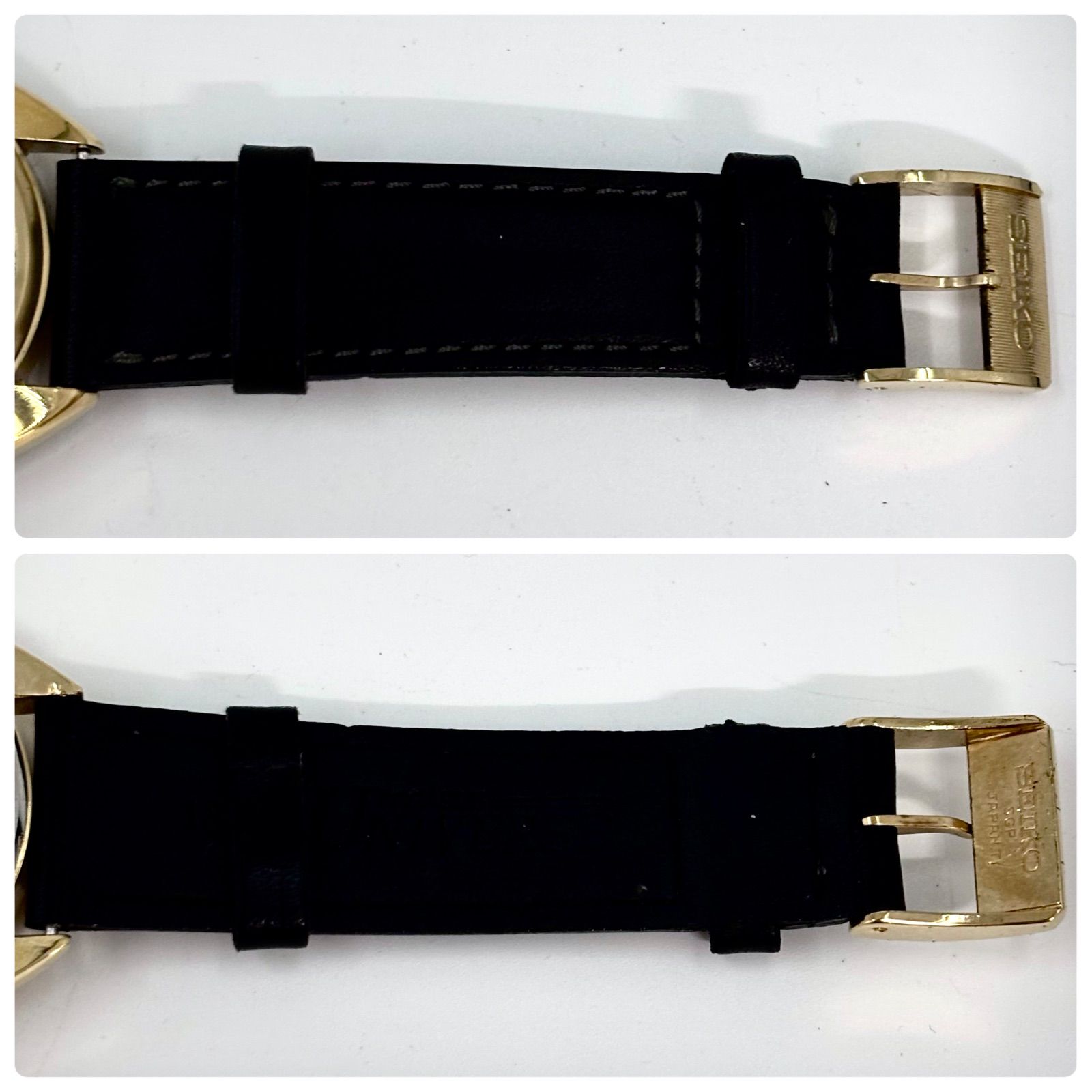 稼働/デッドストック】SEIKO/セイコー QUARTZ/クォーツ 腕時計 梨地