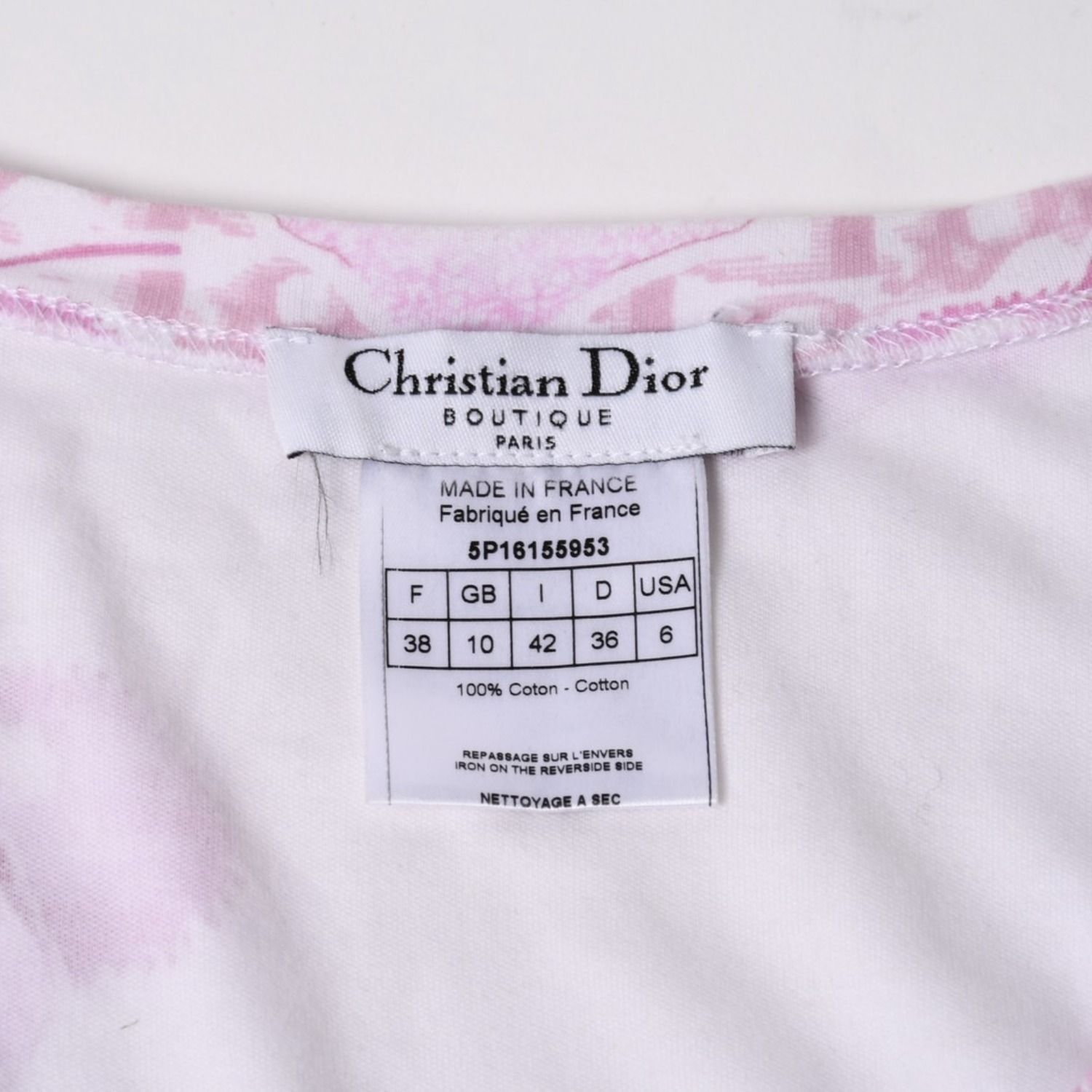 Christian Dior クリスチャンディオール Vネック 半袖Tシャツ