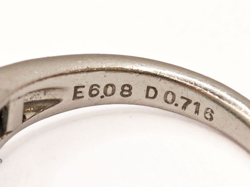 JEWELRY ジュエリー PT900/E6.08/D0.716/9.6g/#11 リング 指輪