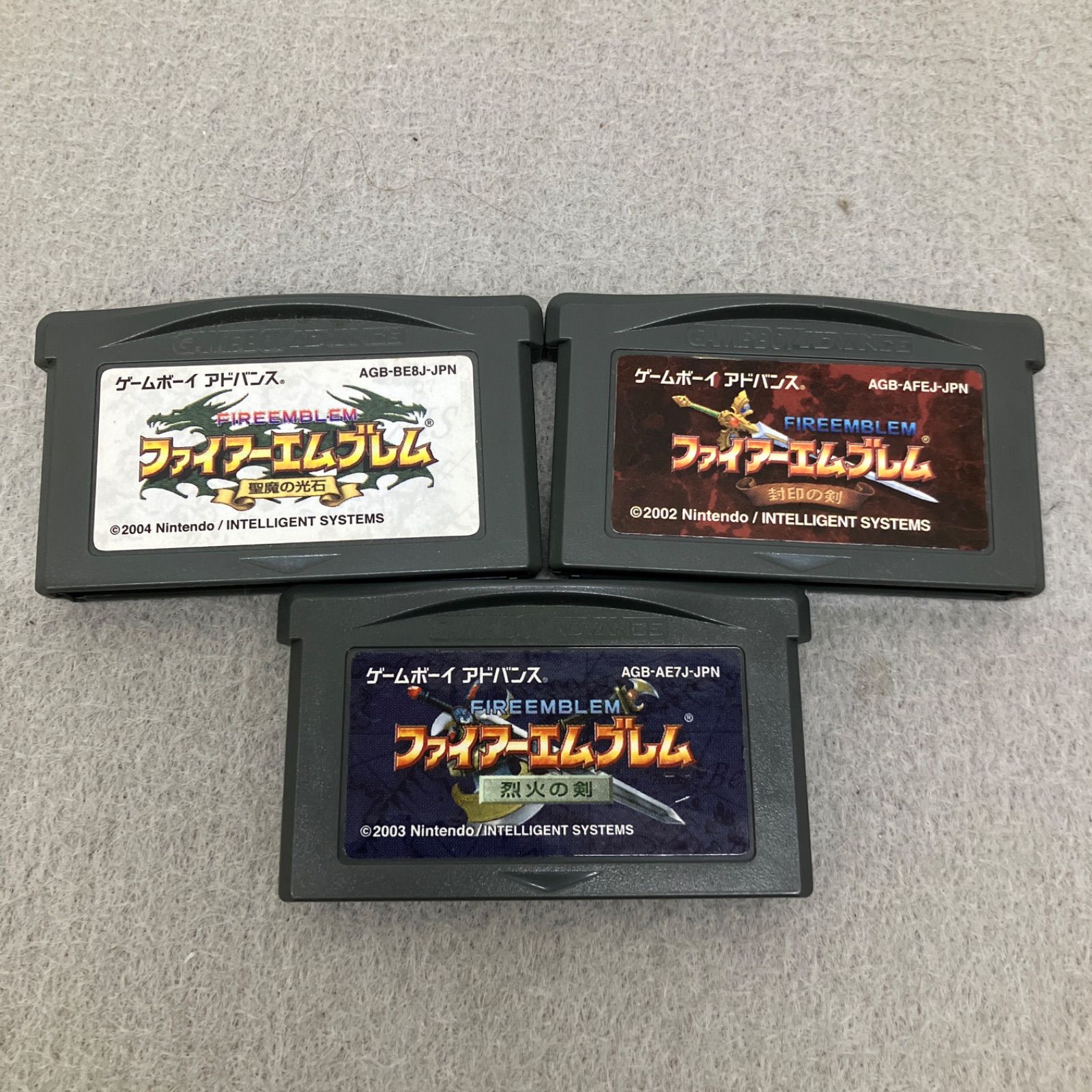 ゲームボーイアドバンス ファイアーエンブレム 3本セット PD719U f063