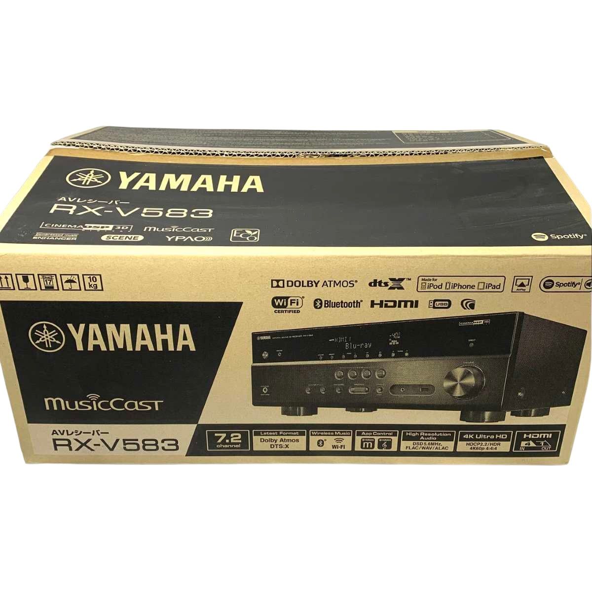YAMAHA ヤマハ オーディオ機器 リモコン付 製造年不明 RX-V583