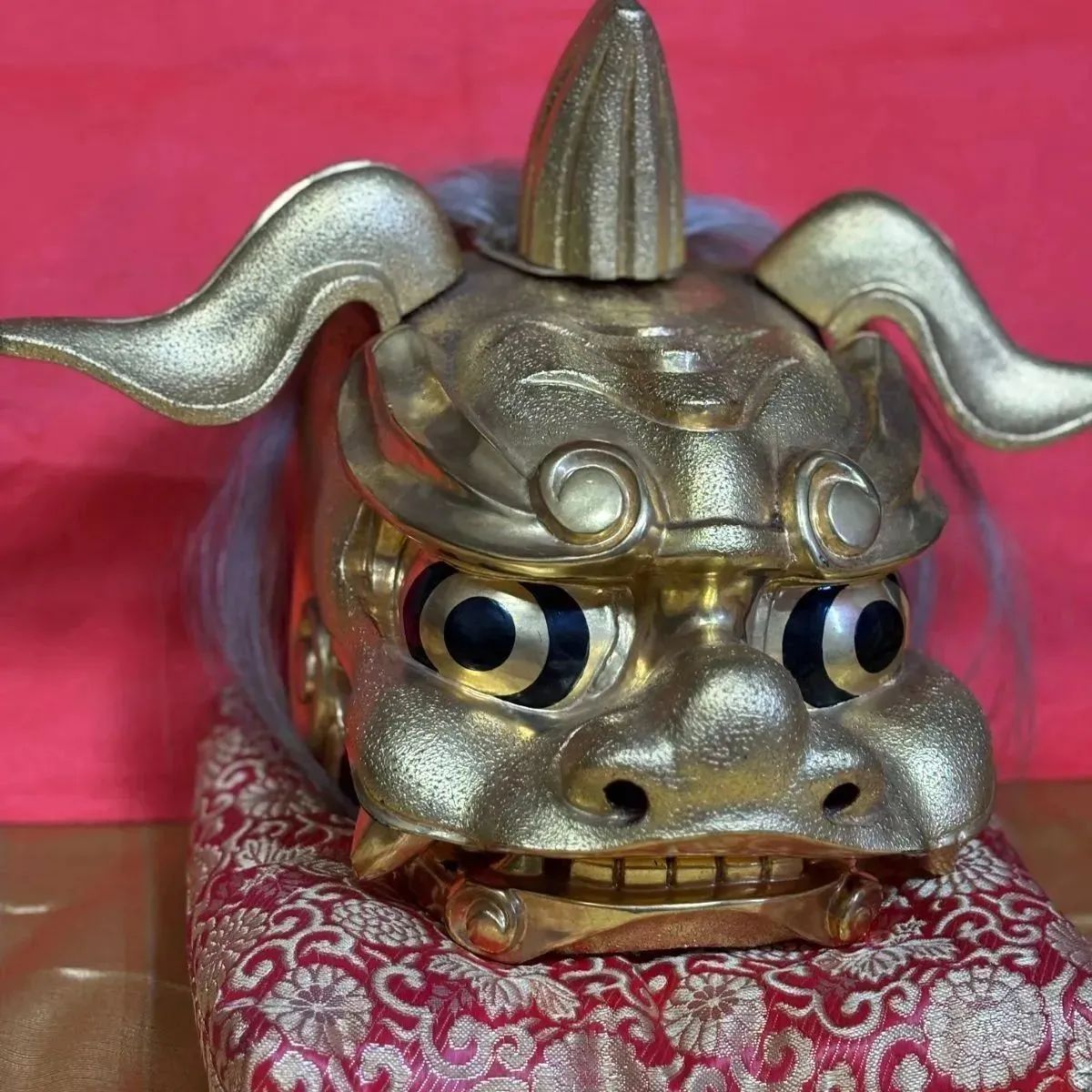 【千年神楽】旧社に眠る神獣面 大願成就　願望成就　成功運　勝負運　人生の飛躍　縁起物　曰く付き