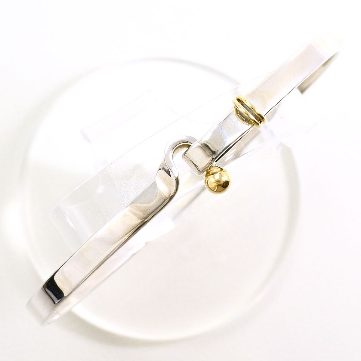 ティファニー TIFFANY&Co. ソリッド ダブルハート K18YG シルバー925