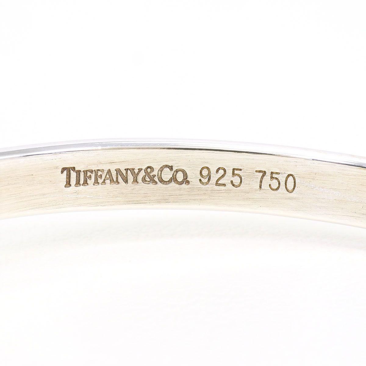 ティファニー TIFFANY&Co. ソリッド ダブルハート K18YG シルバー925
