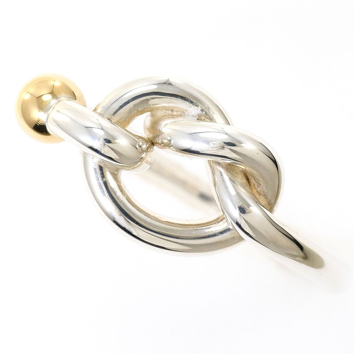 ティファニー TIFFANY&Co. ラブノット K18YG シルバー925 リング・指輪