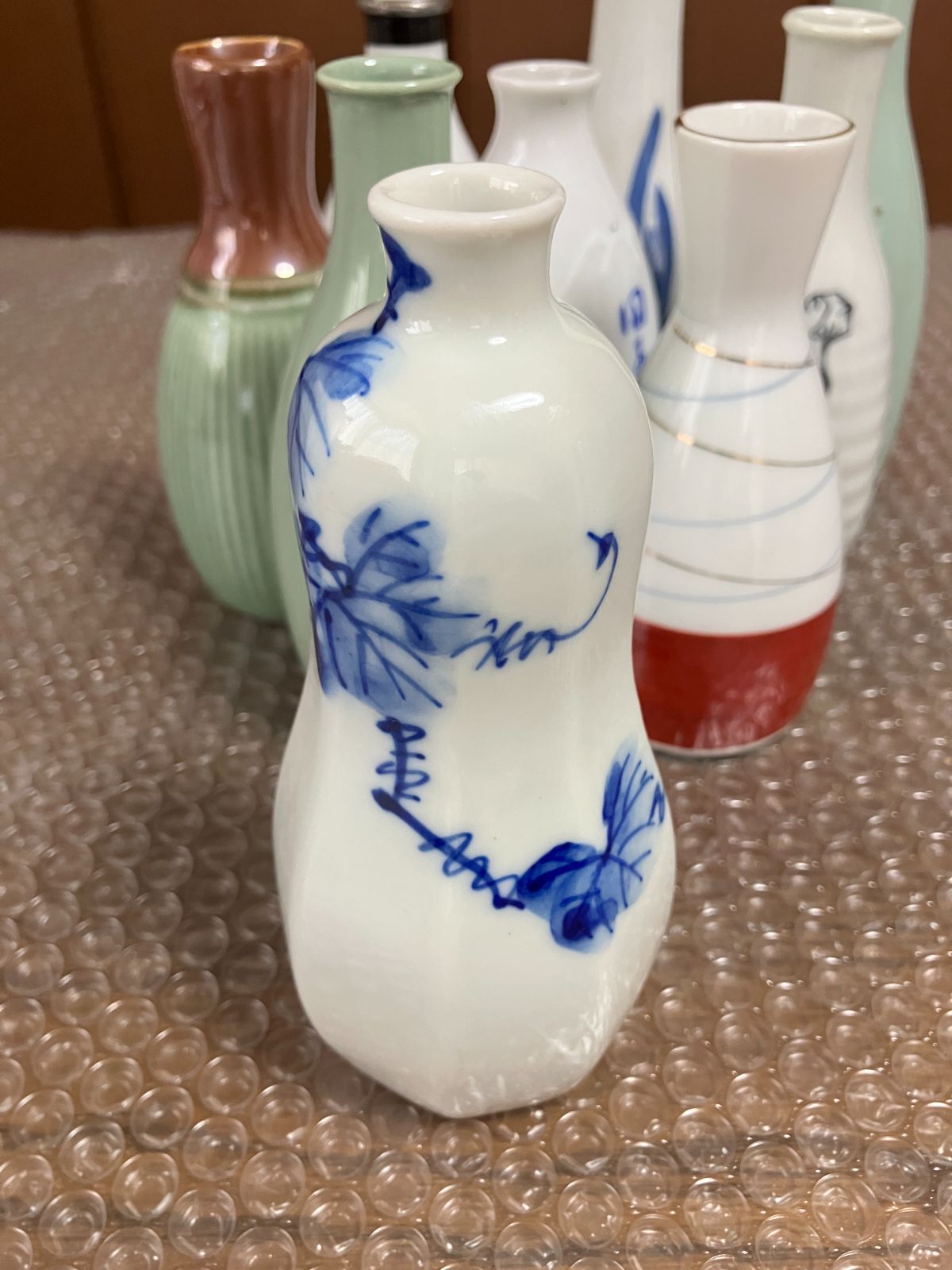 古い 徳利 9本 まとめ売り 酒器 陶器 磁器 酒瓶 一輪挿し 昭和レトロ