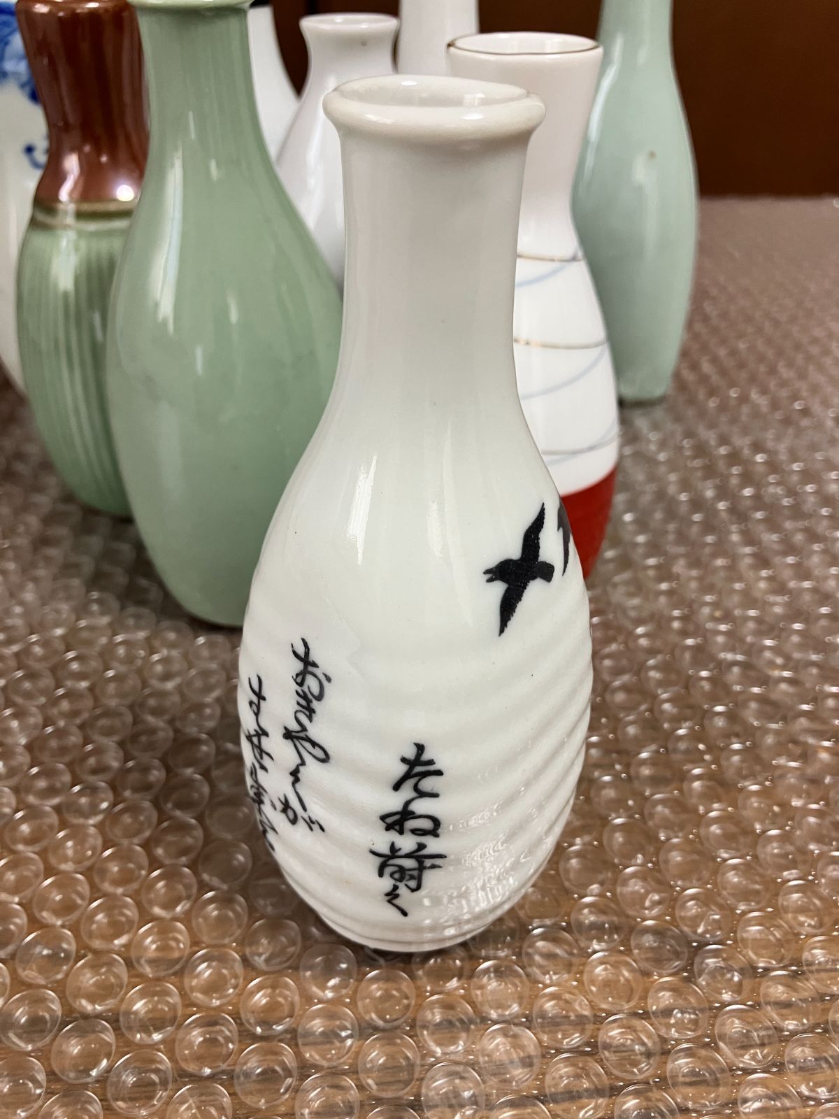 古い 徳利 9本 まとめ売り 酒器 陶器 磁器 酒瓶 一輪挿し 昭和レトロ