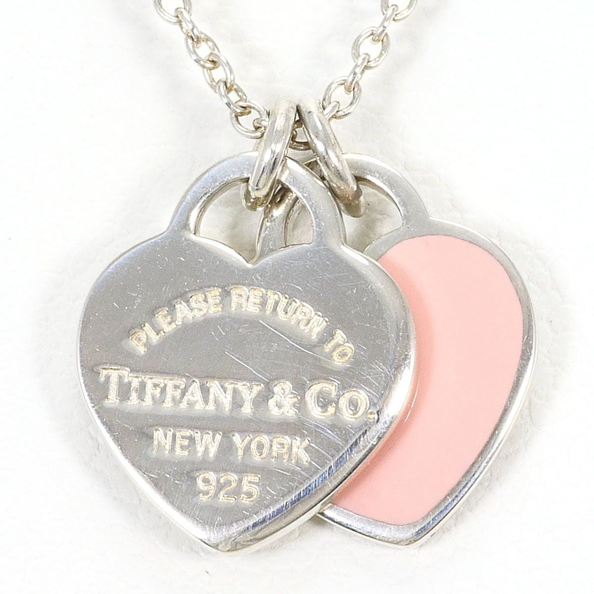 ティファニー TIFFANY&Co. ダブルハート シルバー925 ネックレス 総