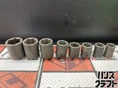 ■【中古】Snap-on スナップオン IMM170～320 ソケットセット（17,19,21,22,24,27,30,32mm） 差込角：1/2sq【ハンズクラフト宮崎新名爪店】