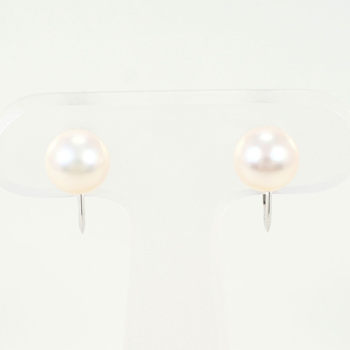 K14WG イヤリング clip-on earrings パール（真珠） 総重量約1.9g