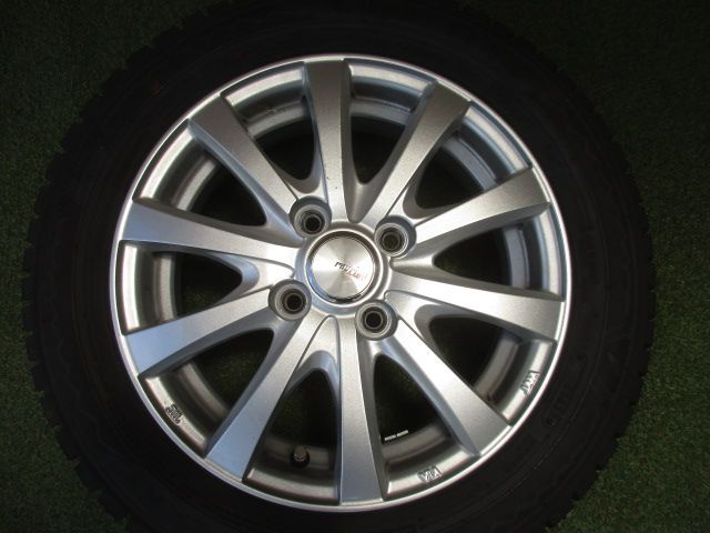 中古】 送料込み ラブリオン 155/65R14 スタッドレスタイヤSET ムーヴ