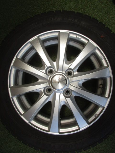 中古】 送料込み ラブリオン 155/65R14 スタッドレスタイヤSET ムーヴ 