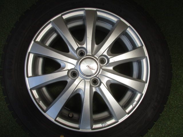 中古】 送料込み ラブリオン 155/65R14 スタッドレスタイヤSET ムーヴ