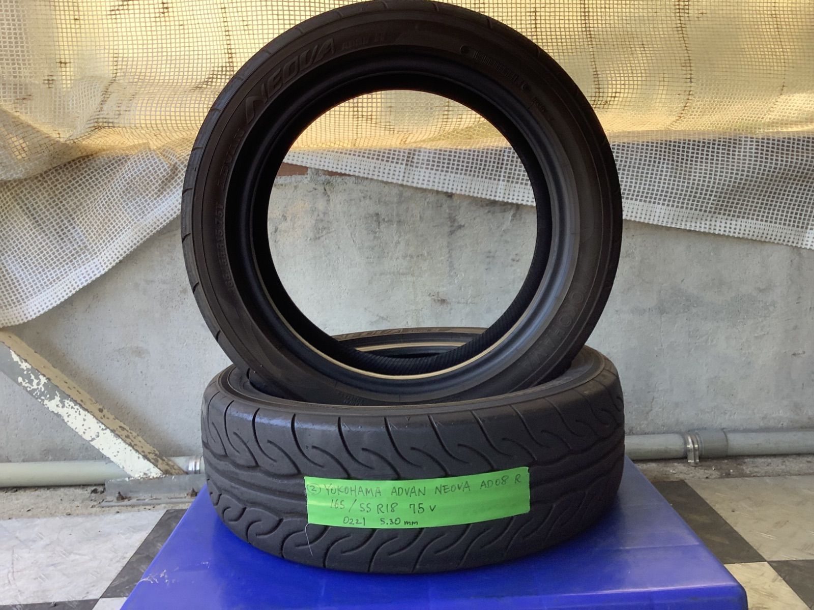 YOKOHAMA NEOVA AD08R 165/55R15 2本 2021年製 送料込み] 165/55R15 2021年製 YOKOHAMA ADVAN NEOVA AD08R ヨコハマ