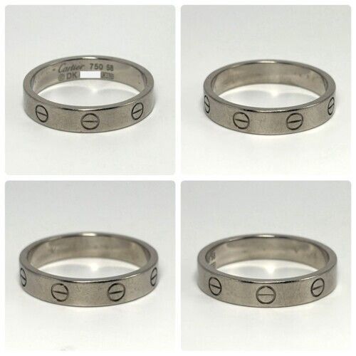 CARTIER カルティエ ミニラブ リング B4049658 750WG ＃58 ブランド
