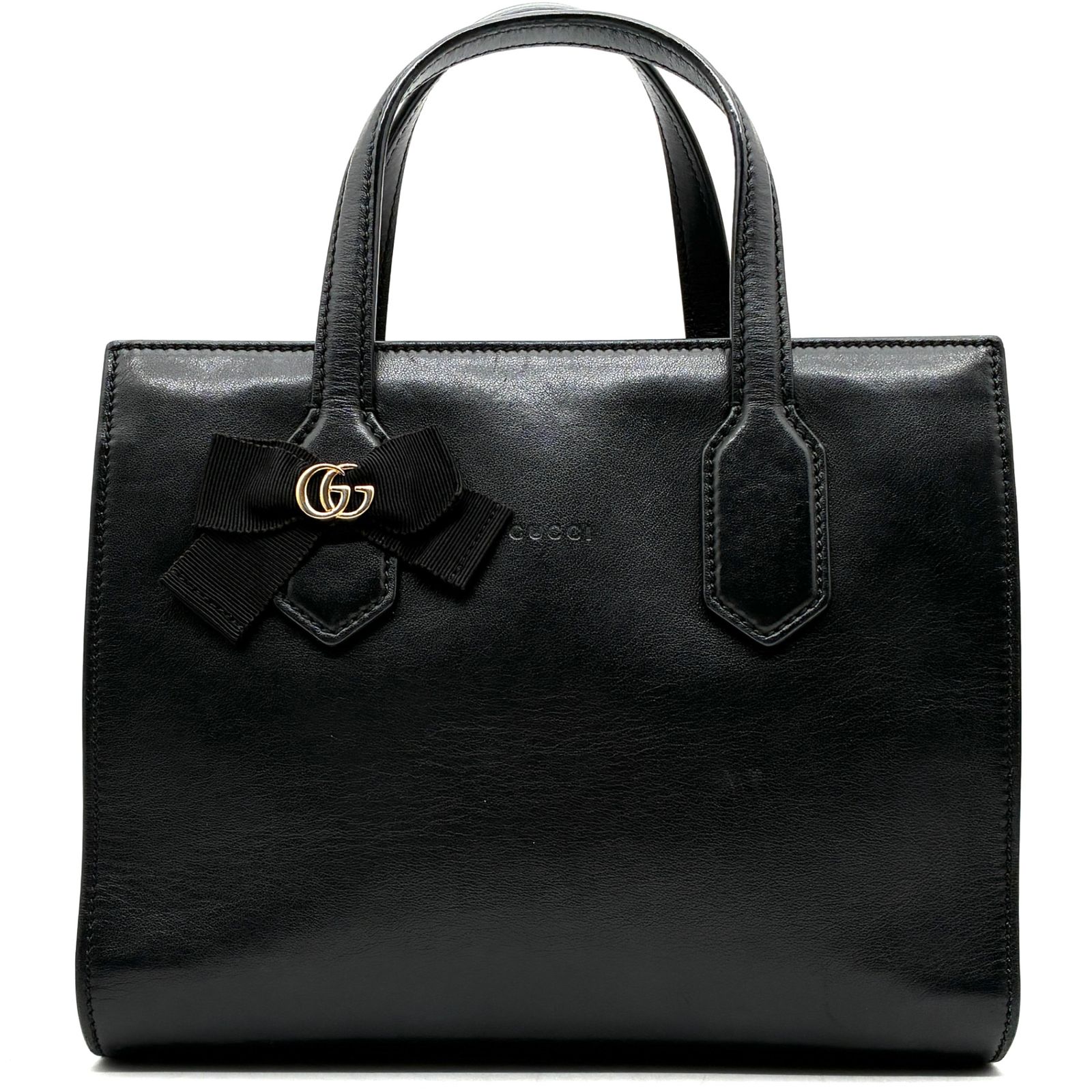 美品 グッチ GUCCI 日本限定 GGリボン 2way ハンドバッグ ショルダー 